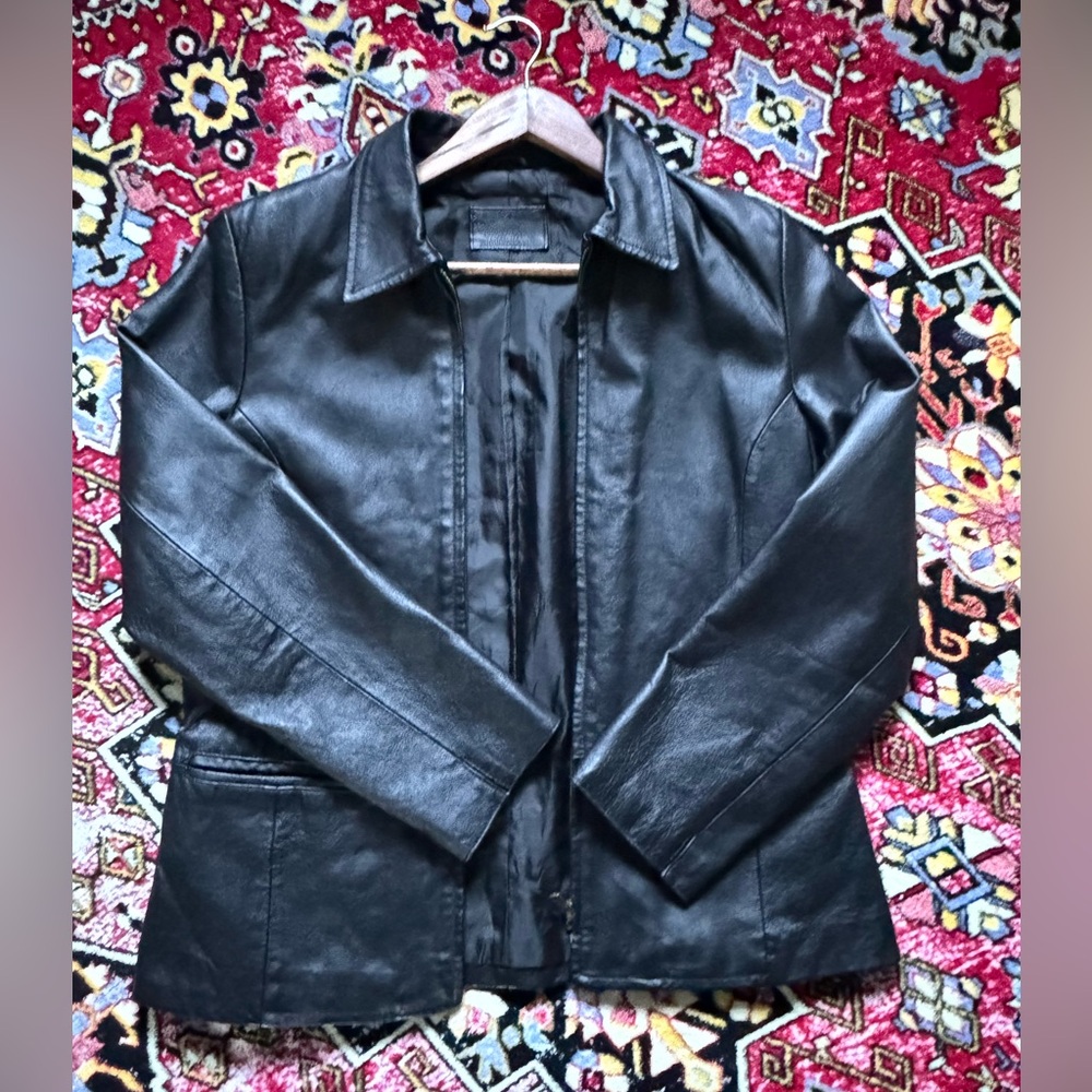 Leather jacket
